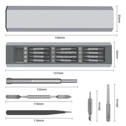 71-in-1 Precision Screwdriver Set – Double Magnetic Torx & Hex Bits, Mini Multifunctional Repair Tool Kit        4o