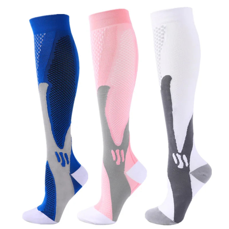 3 Pairs Compression Socks 30 mmHg — S-XXL Medical Socks for Edema, Diabetes & Varicose Veins