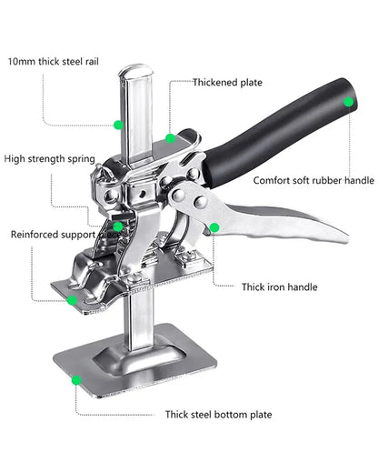 Labor-Saving Lifting Tool | Arm Jack for Door Panels, Drywall, Cabinet Boards, Tile Height Adjuster Elevator Tool