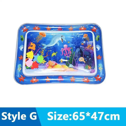 Cats & Dogs Inflatable Water Play Mat — Thickened Sensory Water Bed with Fish for Pet Interactive Fun