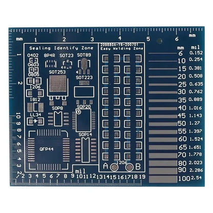 SMD SMT Soldering Practice Board DIY Electronic Project Kit - LED Transistor Components Training Board for Beginners