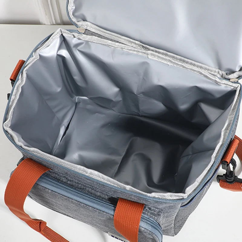 Double Layer Lunch Bag – Large Capacity Thermal Insulated Leakproof Cooler Tote for Work, School & Picnic