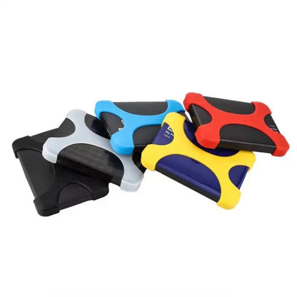 2.5" Portable External Hard Drive Case - Silicone Rubber Protective Cover with Carry Bag Retail Package