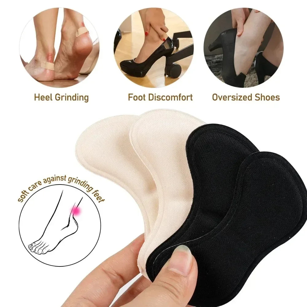 12PCS Heel Insoles Patch – Pain Relief Anti-Wear Cushion Pads with Adhesive Foot Care Inserts for Shoes