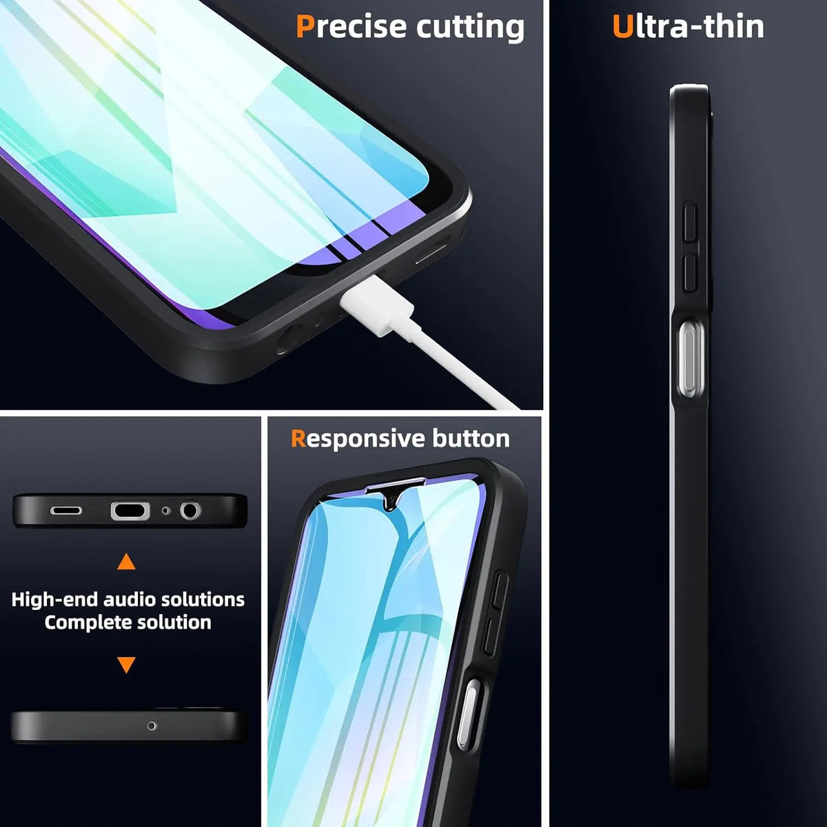 Full Body Protective Case for Samsung Galaxy A Series 5G - Rugged Shockproof Phone Cover