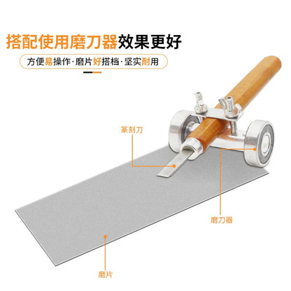 1000 Grit Diamond Plate Sharpening Stone – Large Whetstone for Professional Knife & Blade Sharpening, Apex Edge Tool