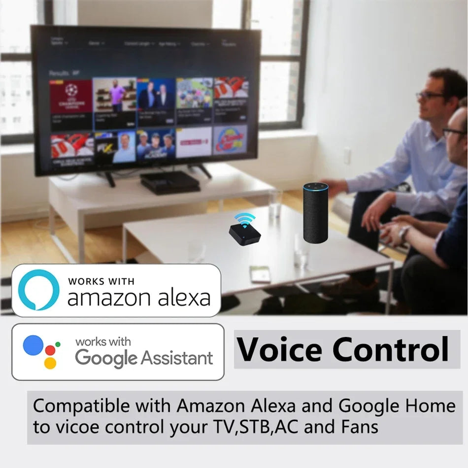 Tuya WiFi IR Remote Control - Universal Air Conditioner & TV Blaster for Smart Home, Alexa & Google Compatible