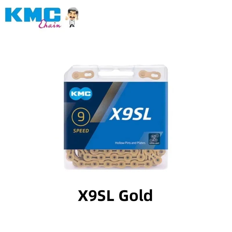 KMC X8 X9 X10 X11 X12 Bicycle Chain – 8v, 9v, 10v, 11v, 12v, 118L/126L, Road/MTB Chain with Quick-Link for SHIMANO SRAM Crankset
