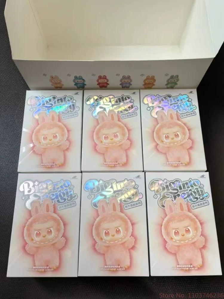 1:1 High-Quality Labubu Anime Figure – Cute Monster Vinyl Blind Box Pendant Doll Toy, Replica Gift for Birthdays