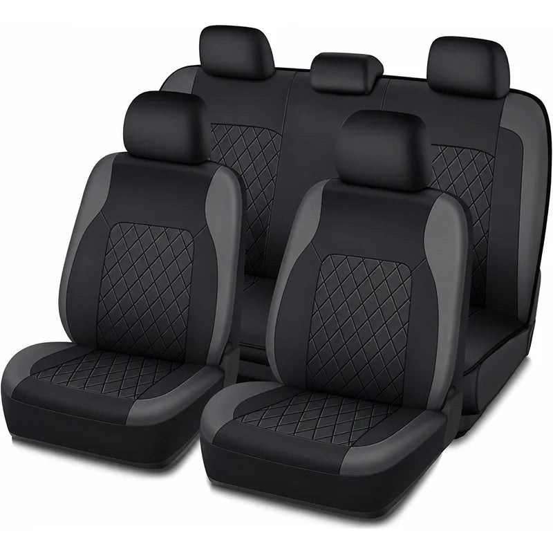 PU Leather Car Seat Cover - Artificial Leather Interior Seat Protector