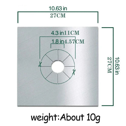 Premium 1/4PC Kitchen Accessories Mat & Stove Cover Set - Gas Stove Protector and Burner Liner Combo