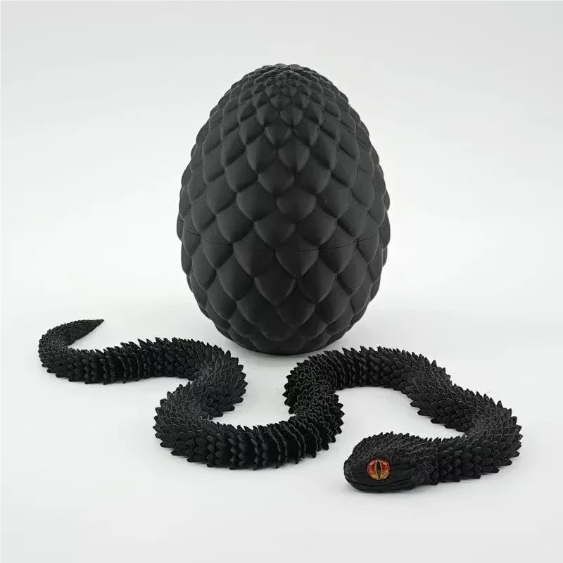 Cobra & Snake Egg Statue - Creative Desktop Sculpture Home Decor Ornament