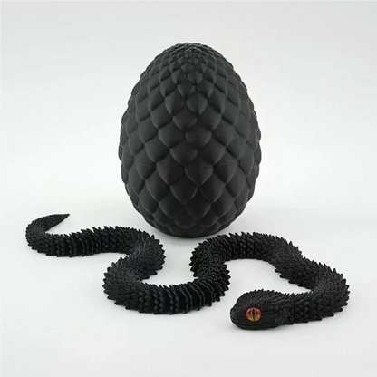 Cobra & Snake Egg Statue - Creative Desktop Sculpture Home Decor Ornament