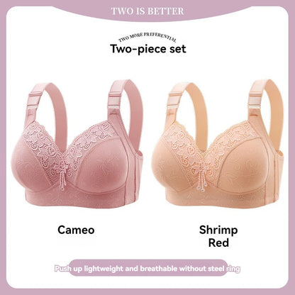 Women’s Lace Deep V Ultra-Thin Bralette – Sexy Sheer Lingerie Top Plus Size Comfortable Everyday Bra