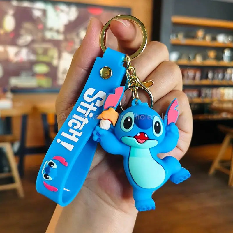 Anime Disney Cartoon Keychain – Gummed Girl, Mermaid & Princess Keyring, Cute Snow White & Alice Toy Gift