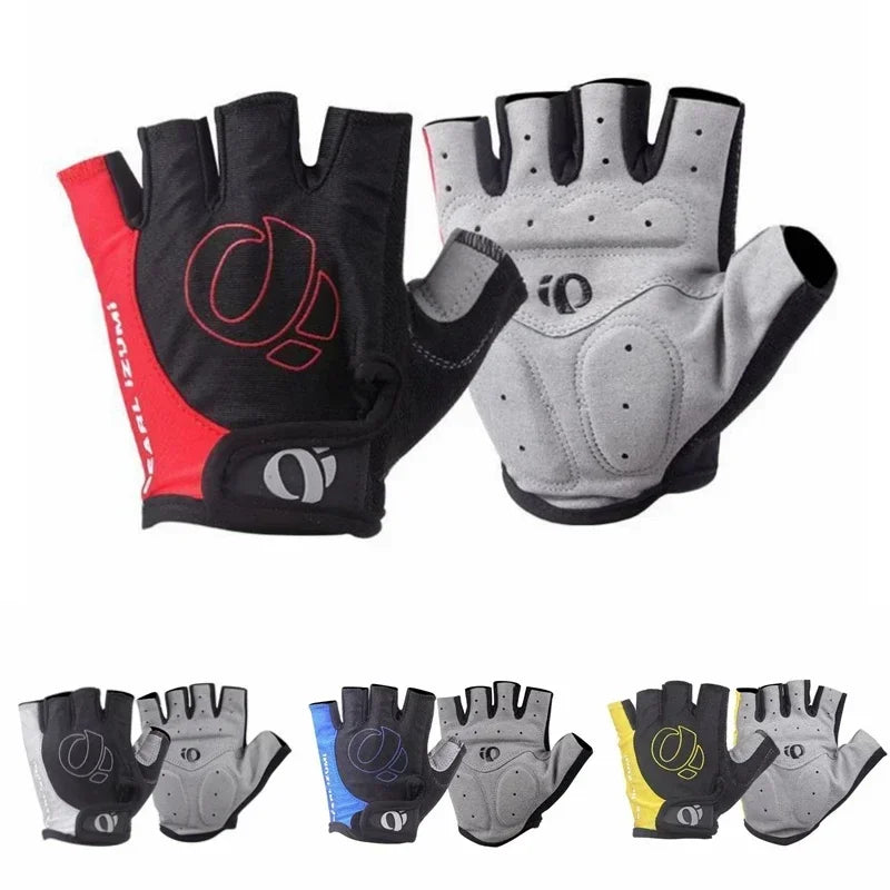 Half Finger Gel Cycling Gloves – Anti-Slip, Anti-Sweat Road Bike Gloves for Men, MTB Cycling Equipment