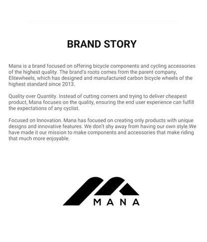 MANA MTB Silicone Bike Grips – Thickened Lightweight Shock-Absorbing Comfortable Bicycle Handlebar Grips