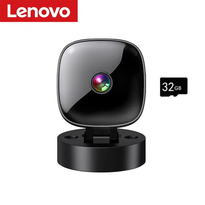 Lenovo 4K HD Rotating WiFi Mini Security Camera – Wireless Smart Home Surveillance with Night Vision