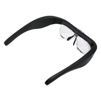 LED USB Rechargeable Magnifying Glasses — 1.5X, 2.5X, 3.5X, 5.0X Magnifier with Light for Watchmaker Repair & Reading