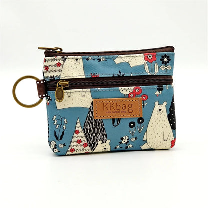 Cute Animal Zipper Wallet - Cartoon Coin Purse, Lightweight Money Bag, Key & Card Holder for Women and Students