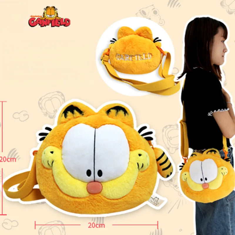 GARFIELD Original Soft Plush Cat Doll – Cartoon Stuffed Plush Toy for Boys & Girls, Christmas Gift & Home Decoration Collectible Plushie Doll