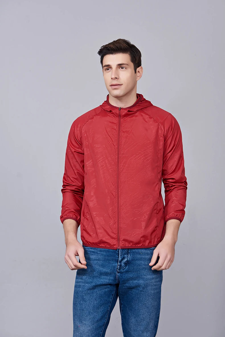 LNGXO Unisex Waterproof Hiking Jacket – Quick Dry Camping Windbreaker, Trekking, Fishing, Anti-UV Rain Coat for Men & Women