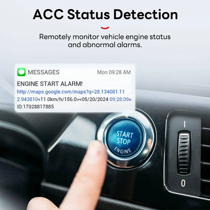 MiCODUS MV880G 4G GPS Tracker - IP67 Waterproof Plug & Play Real-Time Vehicle & Motorcycle Anti-Theft Tracking Device