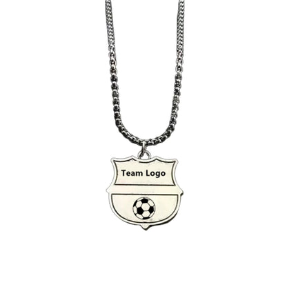 Football Team Pendant Badge – Alloy Soccer Club Charm for Jerseys, Bags & Fans Gift