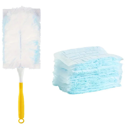 10 Count Disposable Duster Refills - Replacement Dusting Pads Compatible with Swiffer Duster