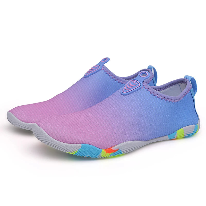 Unisex Quick-Dry Aqua Shoes – Breathable Water Sneakers for Swimming, Beach, and Outdoor Upstream Activities (Sizes 35-45)