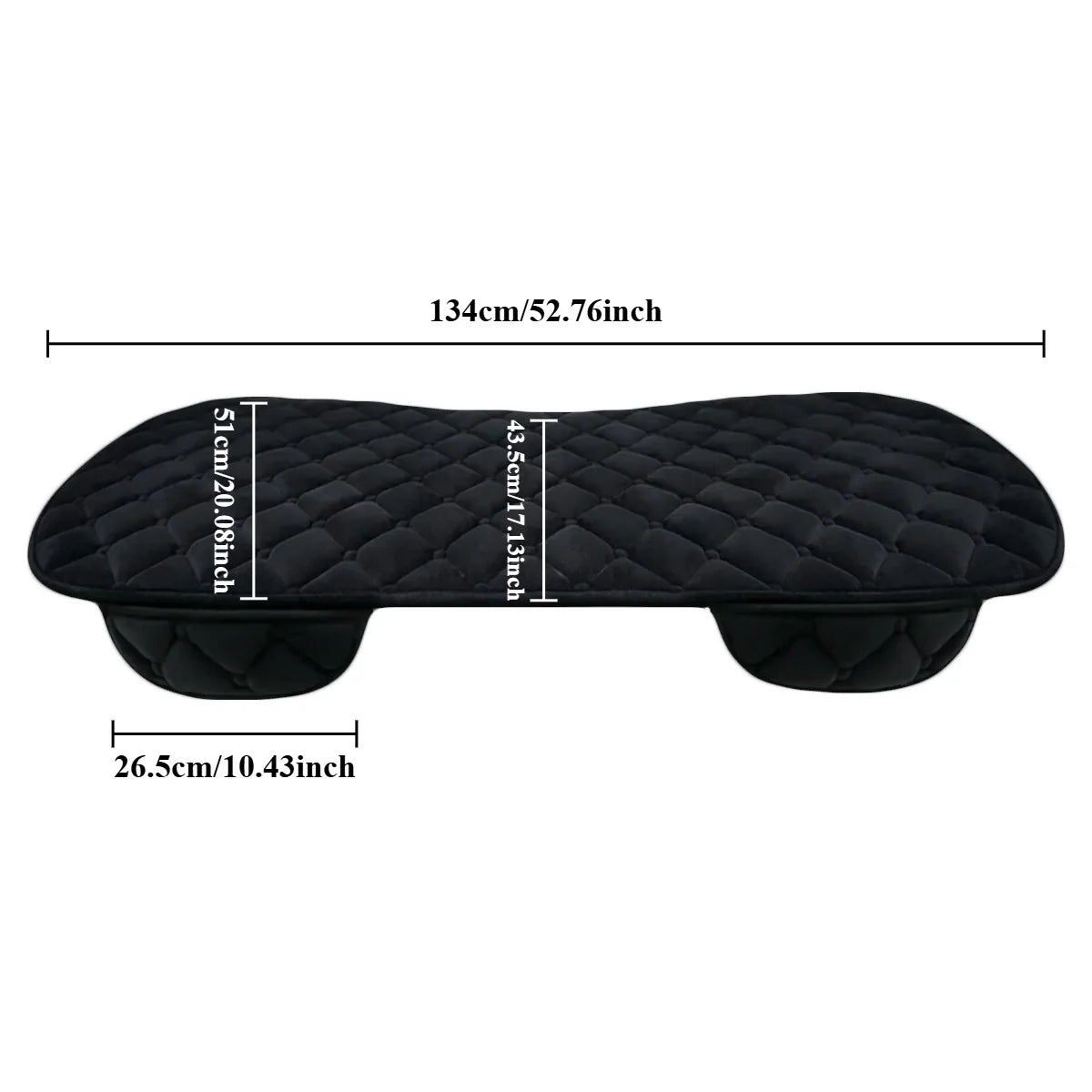 Plush Car Seat Cover - Soft Anti-Slip Universal Seat Cushion Protector