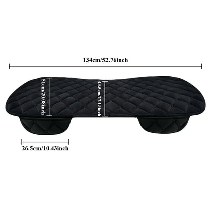 Plush Car Seat Cover - Soft Anti-Slip Universal Seat Cushion Protector