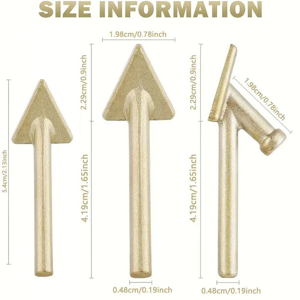 3PCS Soldering Iron Tips - Durable Welding Replacement Accessories for Plastic Repair Tools