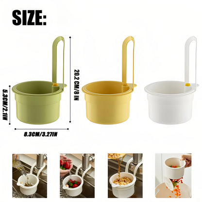 Self-Cleaning Kitchen Sink Strainer Basket - Automatic Waste Catcher & Draining Filter