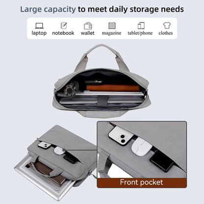 Waterproof Laptop Sleeve Bag - 14-15.6 Inch Notebook Carrying Case for MacBook, Tablet & Computer Travel Protection