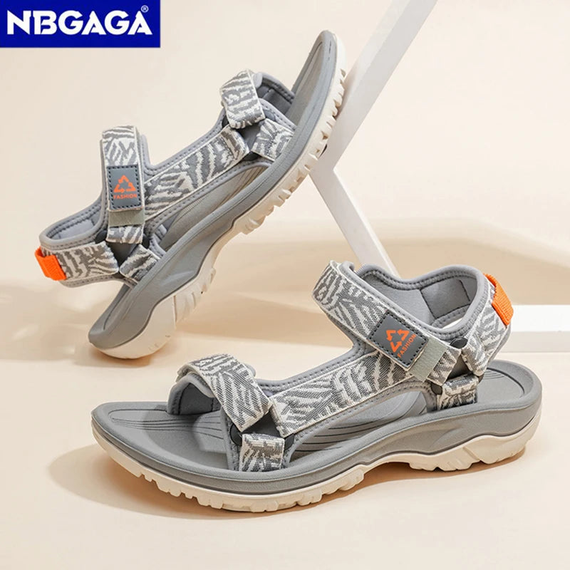 Women’s Casual Flat Sandals – Soft Sole Open-Toe Summer Beach Shoes, Breathable Comfort Walking Footwear for Outdoor Wear