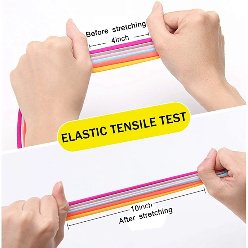21 Colors No-Tie Elastic Shoelaces with Metal Lock - Round Lazy Laces for Children and Adults Sneakers, Unisex