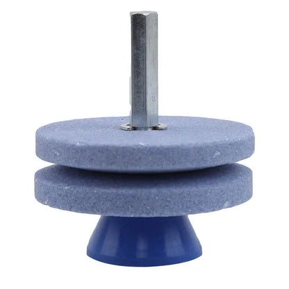 Universal Garden Tool Blade Sharpener - Rotary Drill Grinding Cutter for Lawnmower Knives & Outdoor Tools