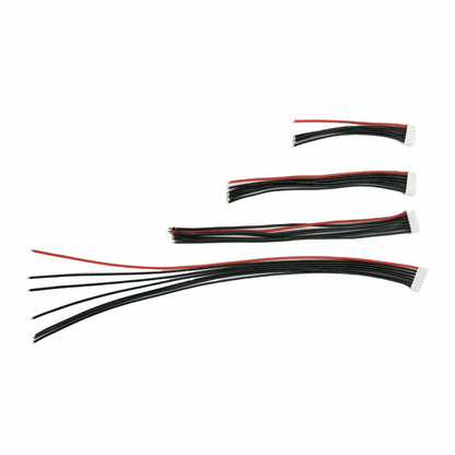 10pcs Lipo Battery Balance Charger Cables – 1S to 8S, IMAX B6 Connector, 30/20/15/10cm Single Head Wire