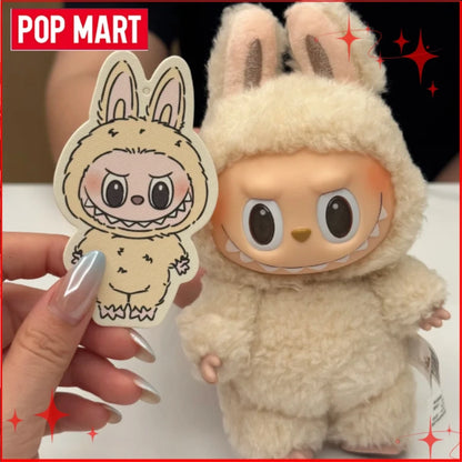 Genuine POP MART Labubu Vinyl Plush Pendant — Macarons “Have A Seat” & Coca Cola Series Blind Box Toys V1-V3