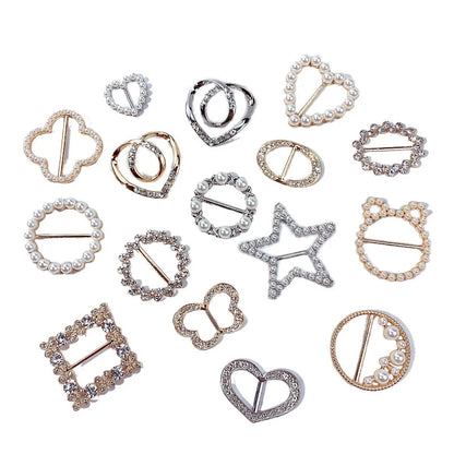 Creative Knot Buckles – Geometric T-Shirt & Scarf Waist Tightening Buttons, Clothing Accessories