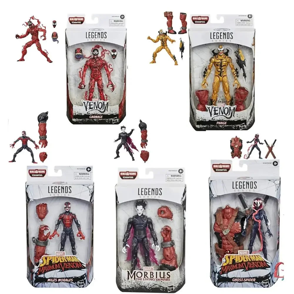 2024 Hot 15cm Hasbro Marvel Legends Action Figure – Venom, Morbius, Miles Morales Collectible Toy Gift