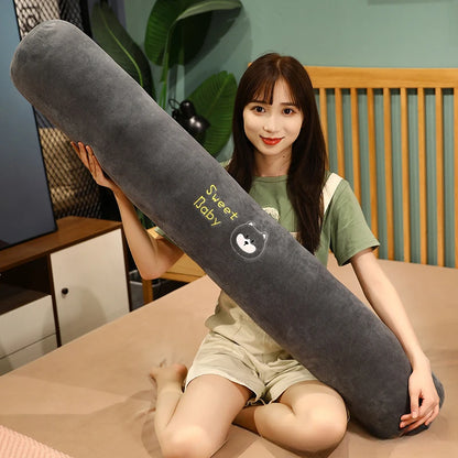Rectangular Pillow for Girls – Multi-Functional Long Bolster Cushion for Pregnancy, Side Sleepers, and Bed Reading Support