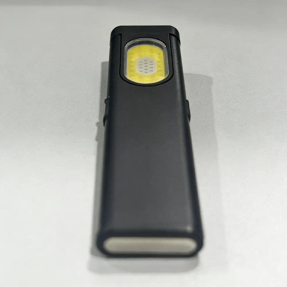 Rechargeable 550LM LED Keychain Flashlight — Mini Pocket Torch Lantern with Magnet for Emergency & Work