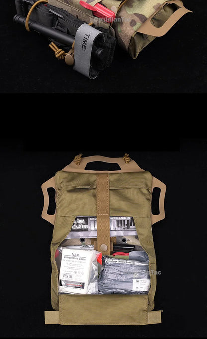 OphidianTac Outdoor First Aid Bag – Rapid Deployment Medium IFAK MOLLE Medical Pouch for Hunting Vest Accessories