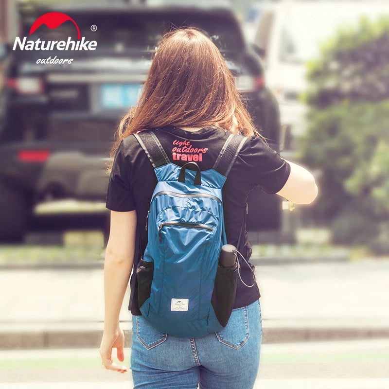 Naturehike 18L Hiking Backpack - Ultralight, Foldable, Waterproof Travel Bag for Men & Women, Outdoor Camping Small Backpack