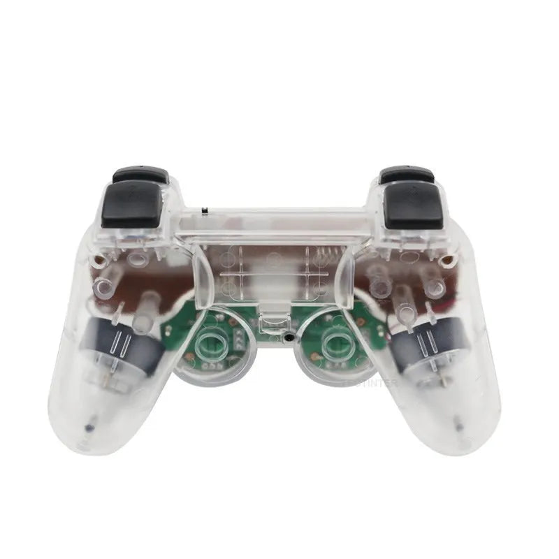 Wireless Gamepad for Sony PS2 – Controller with Double Vibration Shock Joystick for PlayStation 2 & USB PC