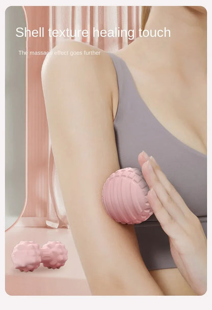 Yoga Foot Massage Ball — Handheld Acupressure Tool for Muscle Relaxation, Shoulder, Neck & Pain Relief