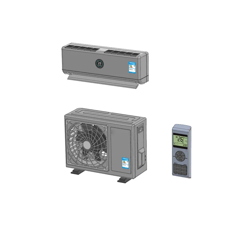 Mini Air Conditioner Model - 1/14 Scale RC Truck Interior Scene Accessory