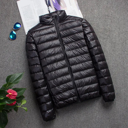 Men's Autumn & Winter Down Jacket – Fashion Hooded Slim Fit, Super Light & Warm Coat